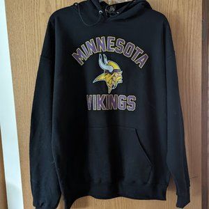 NWOT Minnesota Vikings NFL Adult Gameday Hooded Sweatshirt - Black